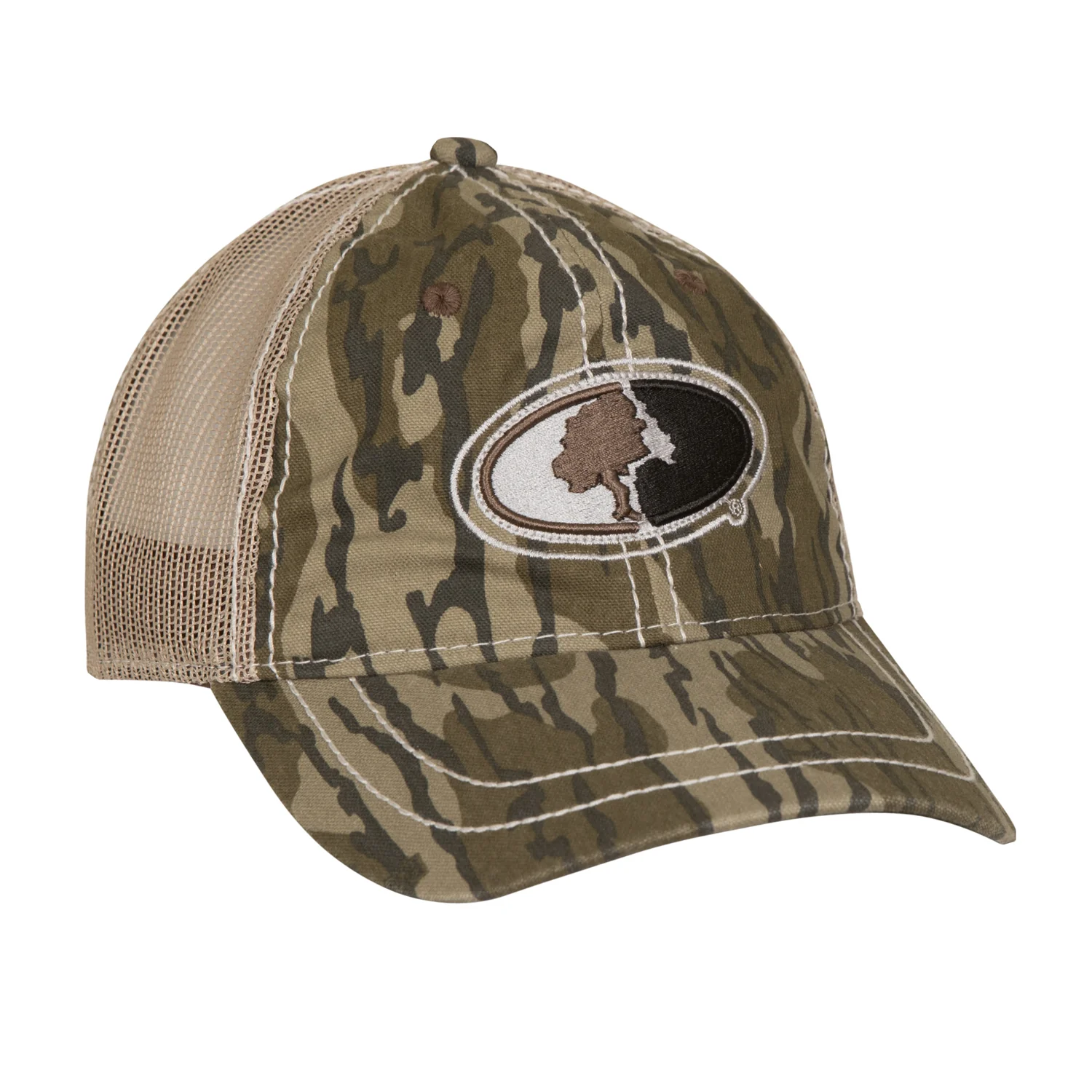 Mossy Oak Contrast Stitch Mesh Back Cap - Image 3