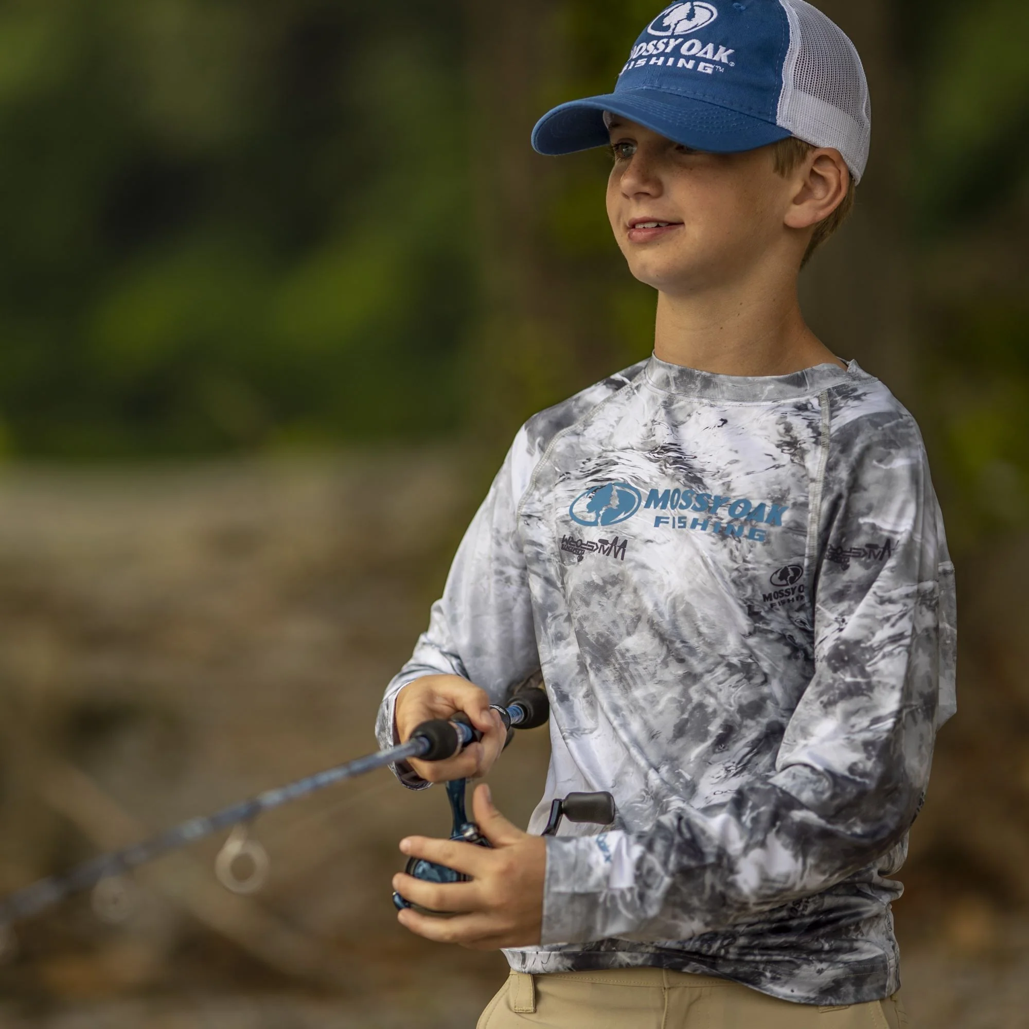 Youth Shield Logo Long Sleeve Shirt - Image 4
