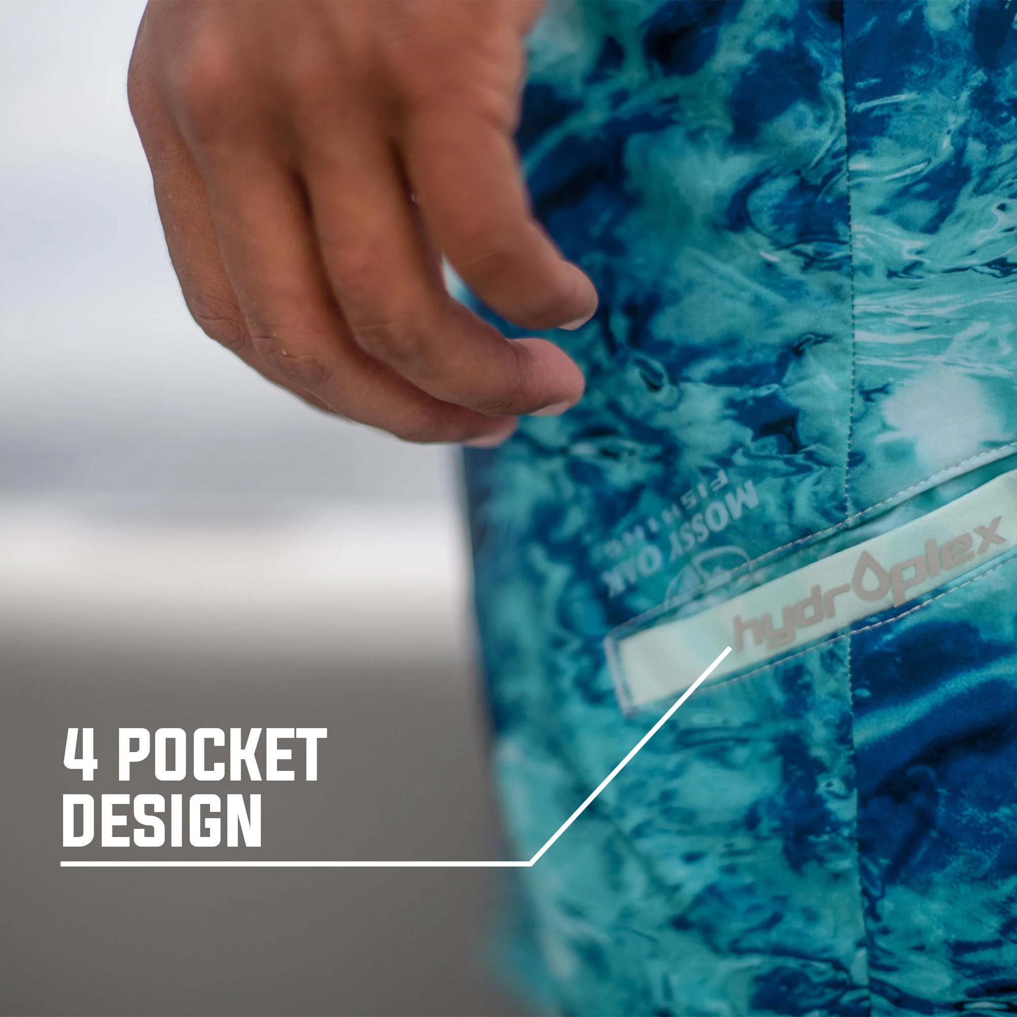 Mossy Oak Men's Fishing Board Shorts - Image 4