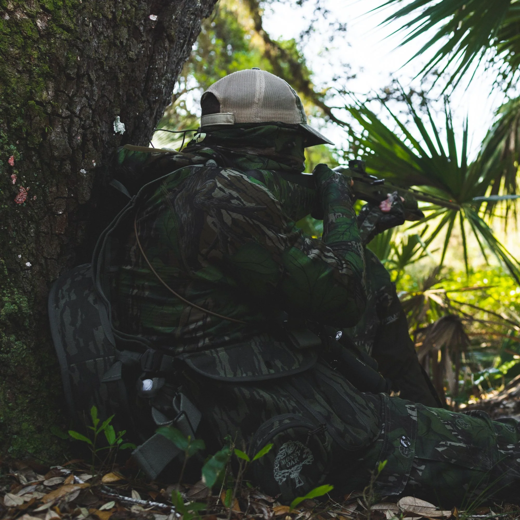 Woodsman Grid Fleece 1/4 Zip Hoodie - Image 6